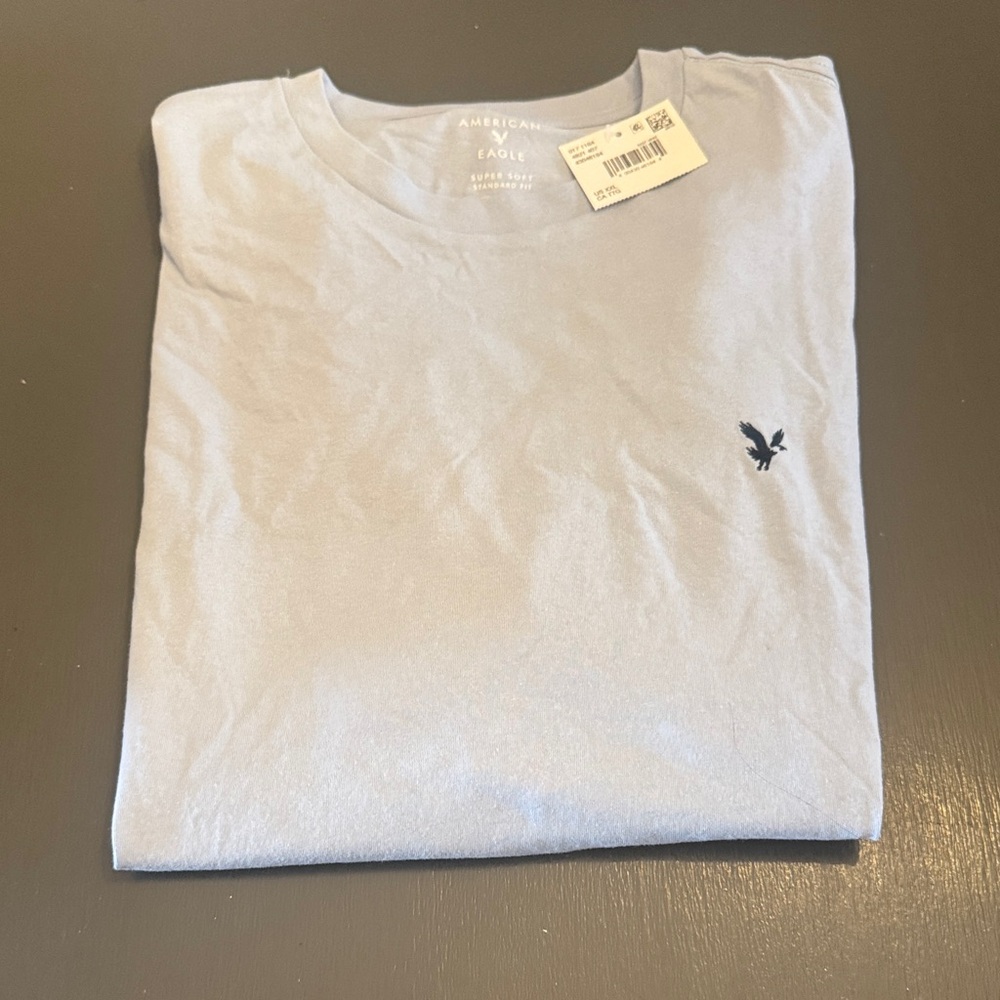 American Eagle Outfitters Sky Blue Tee